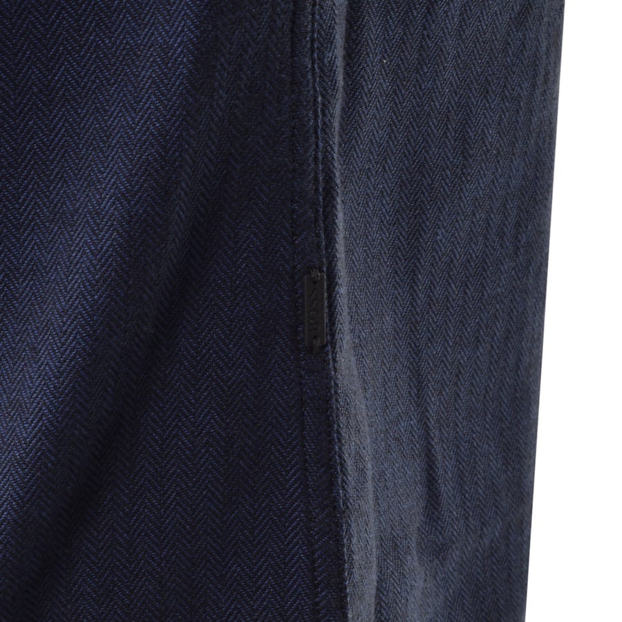 Alternative Image for ProductBOSS Mabsoot 1 Long Sleeved Shirt Navy3